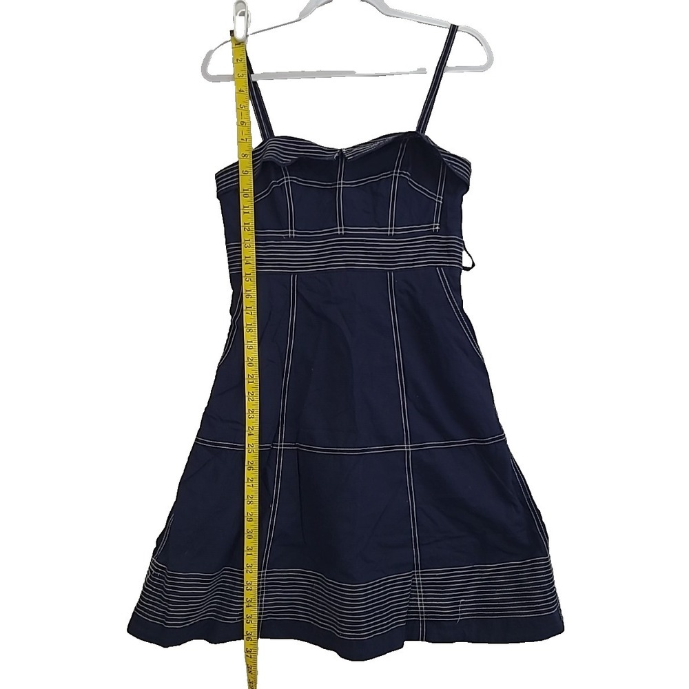 Anthropologie Maeve Sailor Dress Sz 6 Navy Blue - Picture 13 of 15